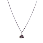 Clamshell Pendant Sterling Silver Seashell Siren Necklace