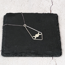 Load image into Gallery viewer, Framed Triple Moon Necklace ✧ Hekate New Moon
