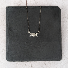 Load image into Gallery viewer, Triple Moon Choker ✧ Hekate New Moon
