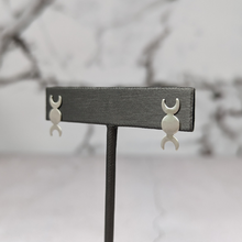 Load image into Gallery viewer, Triple Moon Studs ✧ Hekate New Moon
