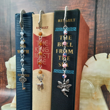Load image into Gallery viewer, Vintage Fairy Bookmark with Rain Flower Stone
